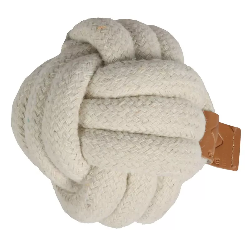 Dog Toy SKIP BALL S 9.5cm/rope 12mm